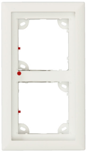 DOUBLE FRAME, WHITE