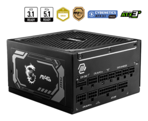 FUENTE ALIMENTACION MSI MEG A1250GL PCIE5 1250W 80 PLUS GOLD