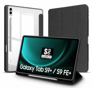 FUNDA TABLET SUBBLIM SAMSUNG S9+/S9 FE+12.4" NEGRO