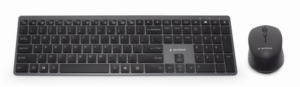 KIT INALAMBRICO TECLADO RATON RETROILUMINADO PRO BUSINESS SLIM DISEÑO ES NEGRO