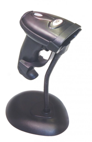 LECTOR DE CODIGO DE BARRAS 10POS LASER 1D LS-270UN USB SOPORTE INCLUIDO.