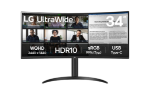 MONITOR CURVO LG ULTRAWIDE 34" QHD HDMI DP