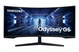 MONITOR SAMSUNG 34" GAMING ODYSSEY G5 G55T ULTRA WQHP CURVO