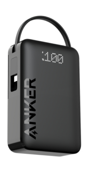 POWERBANK ANKER 335 20K 22,5W USB-C CABLE NEGRO