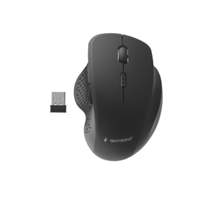 RATON GEMBIRD 6 BOTONES WIRELESS OPTICAL NEGRO