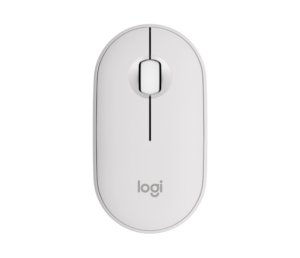 RATON LOGITECH PEBBLE MOUSE M350S BLANCO BLUETOOTH