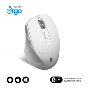 RATON SUBBLIM ERGO DUAL BLANCO RECARGABLE