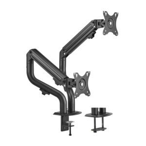 SOPORTE MONITOR AISENS CONTRAPESO GIRATORIO INCLINABLE 2 MONITOR TV 8KG 17?-32?