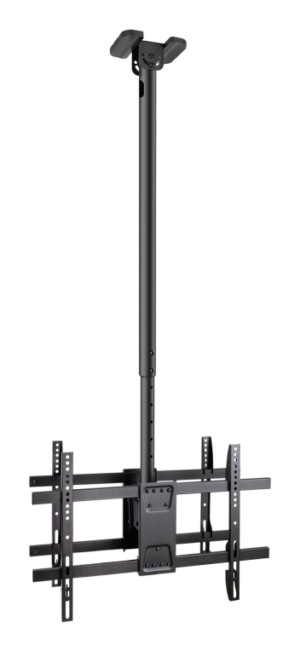 SOPORTE TECHO TOOQ 2 PANTALLAS 43-86" XL NEGRO