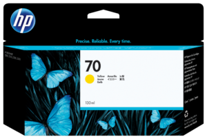 TINTA HP 70 AMARILLO