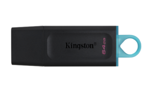 USB 3.2 KINGSTON 64 GB DATATRAVELER EXODIA NEGRO / TURQUESA