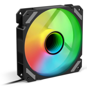 VENTILADOR CAJA SHARKOON MIRROR PWM RGB NEGRO