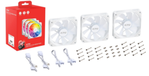 VENTILADOR CAJA XPG VENTOR 120MM BLANCO X3
