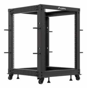 ARMARIO LANBERG ABIERTO RACK 19" 15U 600X600 AJUSTABLE HASTA 1100 NEGRO