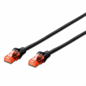 CABLE RED EWENT CAT 6 U/UTP 2M NEGRO