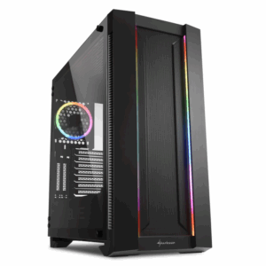 CAJA ATX SHARKOON ELITE SHARK CA200M 2XUSB3.0 SIN FUENTE NEGRO