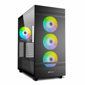 CAJA ATX SHARKOON REBEL C50 RGB 2XUSB3.0 SIN FUENTE NEGRO