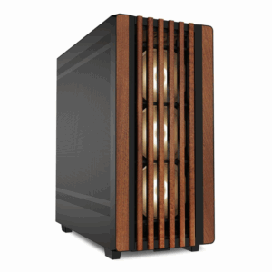 CAJA ATX SHARKOON REBEL C70M RGB USB-C 2XUSB3.0 NEGRO WOOD