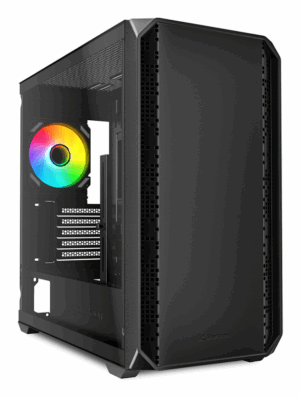 CAJA GAMING mATX SHARKOOM MK2 RGB 120MM 3XUSB SN FUENTE NEGRO