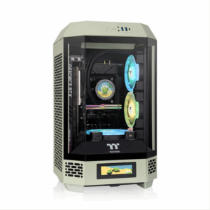 CAJA THERMALTAKE MINI-ITX TOWER 250 2XVENT 120MM SN FUENTE VERDE MATCHA