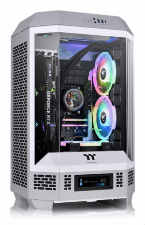 CAJA THERMALTAKE THE TOWER T300 M-ATX 2XUSB 3.0 SIN FUENTE GRIS LIMESTONE
