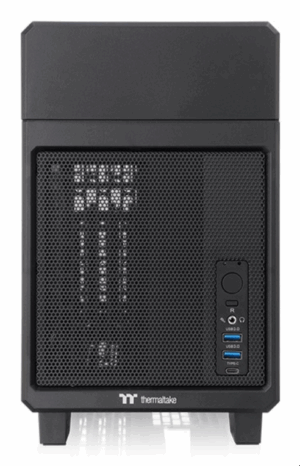 CAJA THERMALTAKE TR100 MINI-ITX USB 3.2 Type-C x 1 USB 3.0 x 2 SN FUENTE NEGRO