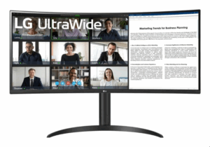 MONITOR LG 34WR55QK-B 34" LED UWQHD 5MS CURVO NEGRO HDMI X2 USB-C REGULABLE VESA