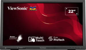 MONITOR VIEWSONIC TD2223 21,5" 1920x1080 5MS VGA DVI HDMI USB TACTIL NEGRO
