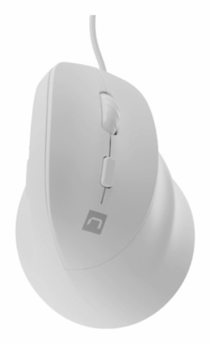 RATON NATEC CRAKE 2 PRO VERTICAL 12.800 DPI OPTICO BLANCO