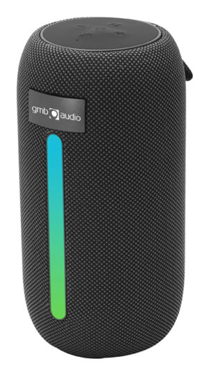 ALTAVOZ PORTATIL GEMBIRD 8W BT LED RGB NEGRO