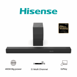 BARRA SONIDO HISENSE HS3100 3.1 480W BT