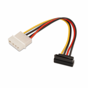 CABLE AISENS SATA ALIMENTACION ACODADO MOLEX 4PIN M-SATA/H 16CM