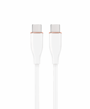 CABLE DE CARGA Y DATOS GEMBIRD (PD) TIPO-C SILICONA ALTA CALIDAD 1,5M BLANCO