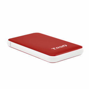CARCASA HDD TQE-2528R 2,5" 9,5 MM SATA USB 3.1 GEN1 ROJA