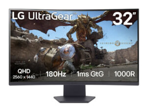 MONITOR LG 32GS60QC-B 31,5" QHD 1MS CURVO NEGRO HDMI X2 DP REGULABLE VESA
