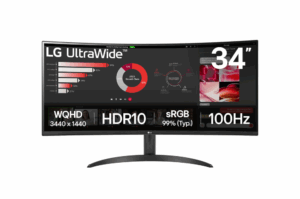 MONITOR LG 34WR50QK-B 34" ULTRAWIDE QHD 5MS NEGRO HDMI DP