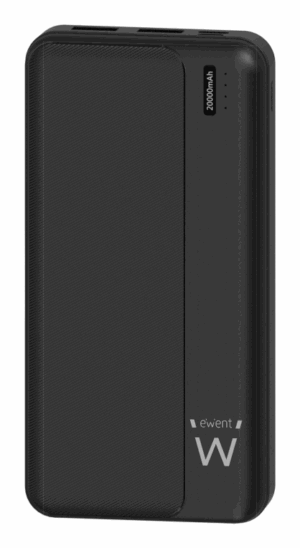 POWER BANK EWENT 20.000MAH PD22.5W 1XUSB-C 1X MICROUSB(IN) 1XTYPE-C 2XUSB-A(OUT)