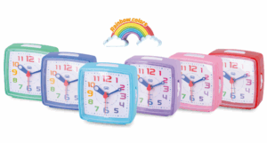 RELOJ DESPERTADOR NIÑOS TREVI SL 3047 RAINBOW ALARM MIX COLOR