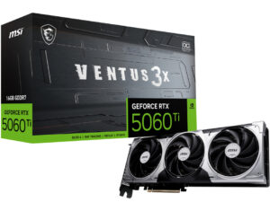 TARJETA GRAFICA MSI RTX 5060 TI 16G VENTUS 3X OC
