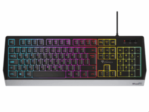 TECLADO GAMING GENESIS RHOD 300 PORTUGUES USB RETROILUMINADO NEGRO
