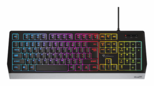 TECLADO GAMING GENESIS RHOD 300 USB RETROILUMINADO NEGRO