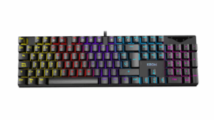 TECLADO GAMING KROM KASIC ES USB RETROILUMINADO MECANICO NEGRO