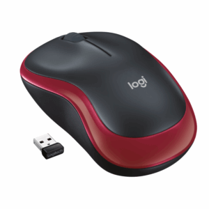 RATON LOGITECH M185 ROJO RF INALAMBRICO PILAS