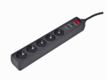 REGLETA GEMBIRD 5 TOMAS PROTECCION ANTIPICOS NEGRO 1,5M