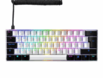 TECLADO GAMING SHARKOON SKILLER SGK50 S4 ES USB RETROILUMINADO MECANICO BLANCO