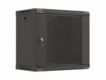ARMARIO LANBERG MURAL RACK 19" 9U 540X350 FLAT PACK NEGRO PUERTA CRISTAL