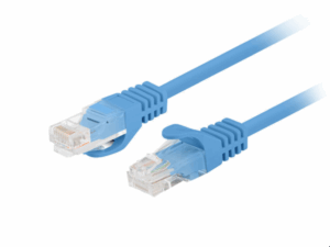 CABLE RED LANBERG LATIGUILLO CAT.6 UTP 0.25M AZUL FLUKE PASSED (PACK 10 UDS)