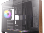 CAJA ANTEC CX800 ARGB ATX WOOD 2XVENT REV 120 MM 1X120MM 2XUSB SN FUENTE
