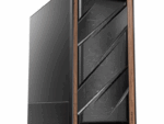 CAJA ANTEC FLUX SE ATX WOOD NEGRO 2XUSB SN FUENTE