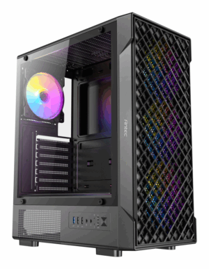 CAJA ANTEC VX-310 ATX 4 VENTILADORES ARGB NEGRA